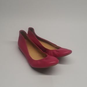 JCrew pink ballet flats Women's 7.5 like new